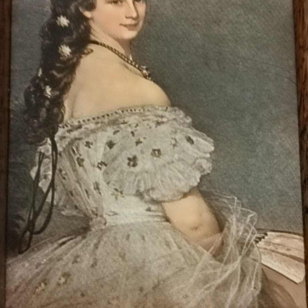 2 framed paintings from the early 1800s